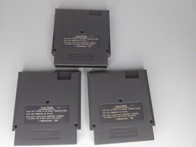 Vintage NES Games Bases Loaded 1&2 & Golf Lot Of 3