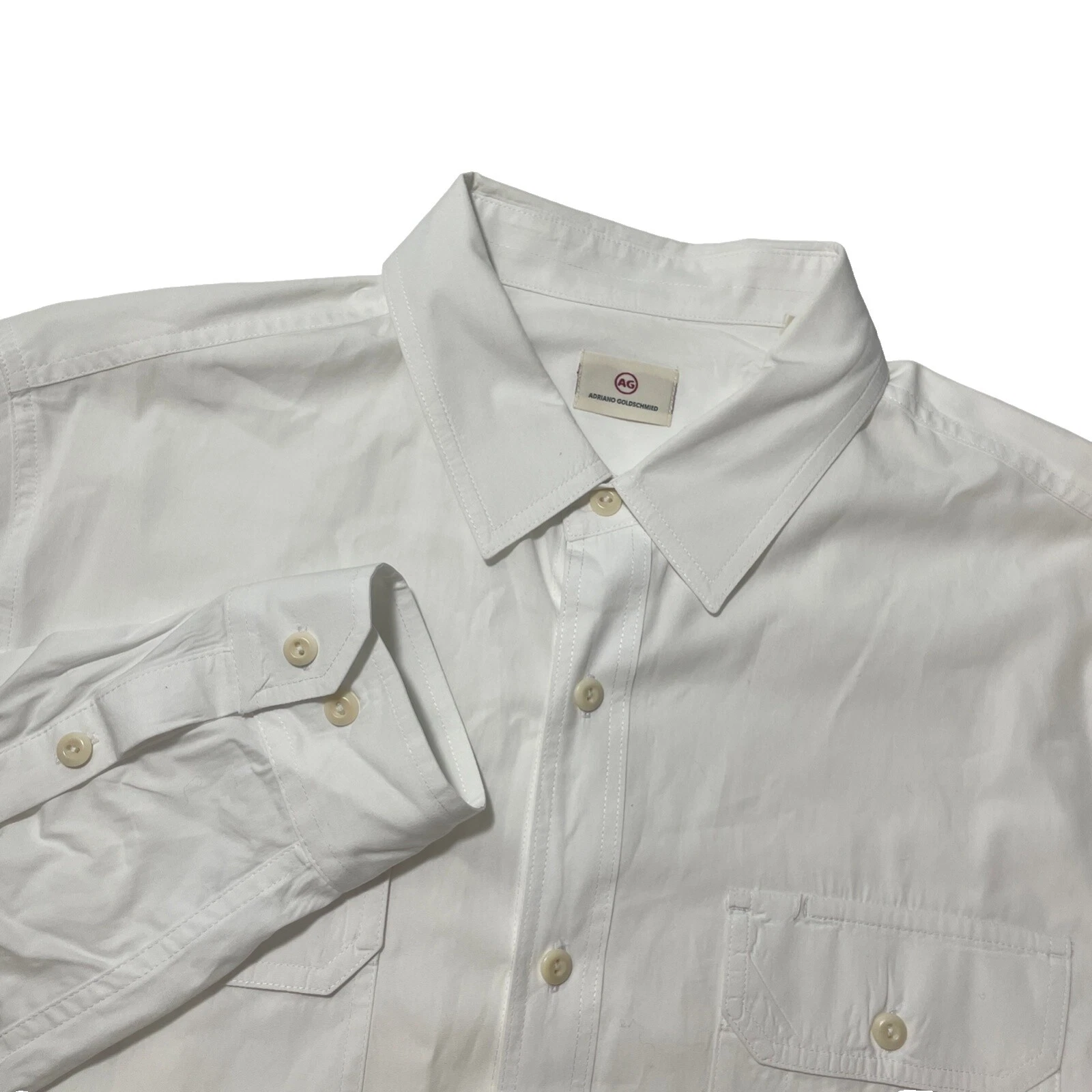 AG Adriano Goldschmied Long Sleeve Dress Shirts for Men