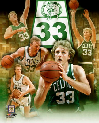 LARRY BIRD 33 FOREVER Boston Celtics Career Collage Premium NBA POSTER Print | eBay