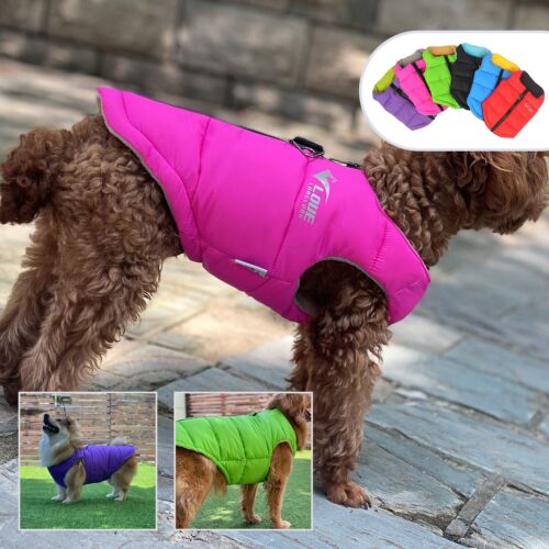 Dog Winter Jacket, Waterproof Windproof Dog Vest for Large Medium Small Dogs - 第 1/71 張圖片