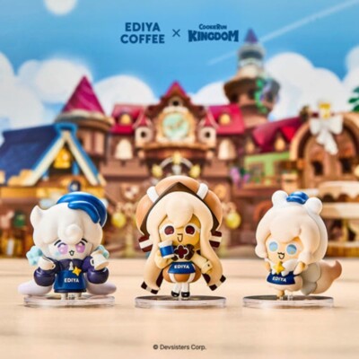 Cookie Run Kingdom X Idiya 3 types of figures (Korea Limited)