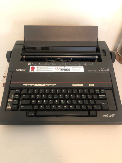 Brother AX-24 Electronic Typewriter ~Word Spell~Daisy Wheel | eBay