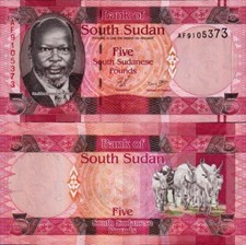 SUD-SUDAN South-Sudan - 5 Pfund 2011 FDS - UNC