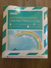 New In Box Biloban Waterproof Fitted Crib Mattress Cover 28" 52" 9"