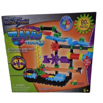 BRAND NEW Sealed Techno Gears Marble Mania ZANY TRAX 4.0 Construction Set GAME!