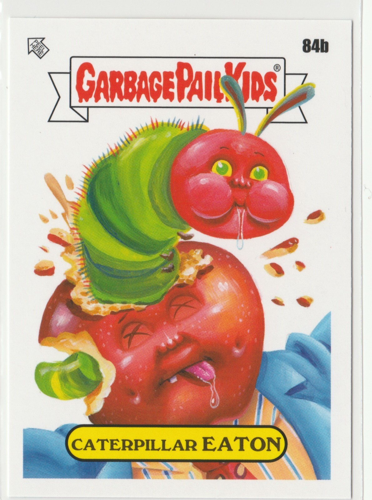 Caterpillar Eaton 84b Garbage Pail Kids GPK 2022 Book Worms Trading Card