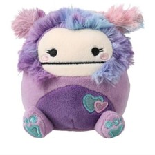 Eden the Blue Purple Bigfoot Valentine Squishmallow NWT 4.5"