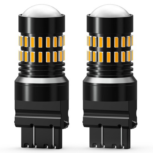 3157 3057 LED Turn Signal Reverse Light Bulbs Super Bright Plug&Play Amber 3156 - Picture 10 of 11
