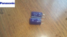 Image of 2 Panasonic 470uf 35v Electrolytic Capacitor 85C 16mm 10mm ECA1VM471 M Series