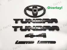 Front Logo Tundra Limited 4x4 Matte Blackout Emblem Badge Overlays 2022 Tundra Front Logo Tundra Limited 4x4 Matte Blackout Emblem Badge Overlays 2022 Tundra