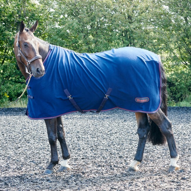 John Whitaker - Tappeto in pile, collezione Thornton (5'0/115 cm, colore blu navy con argento