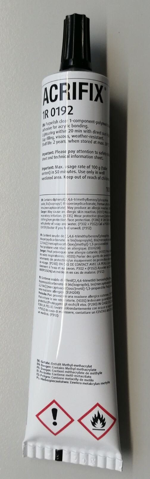 100 G UV Glue Acrifix 1R 0192 for Acrylic/Plexiglass Pmma Cab PC Ps eBay