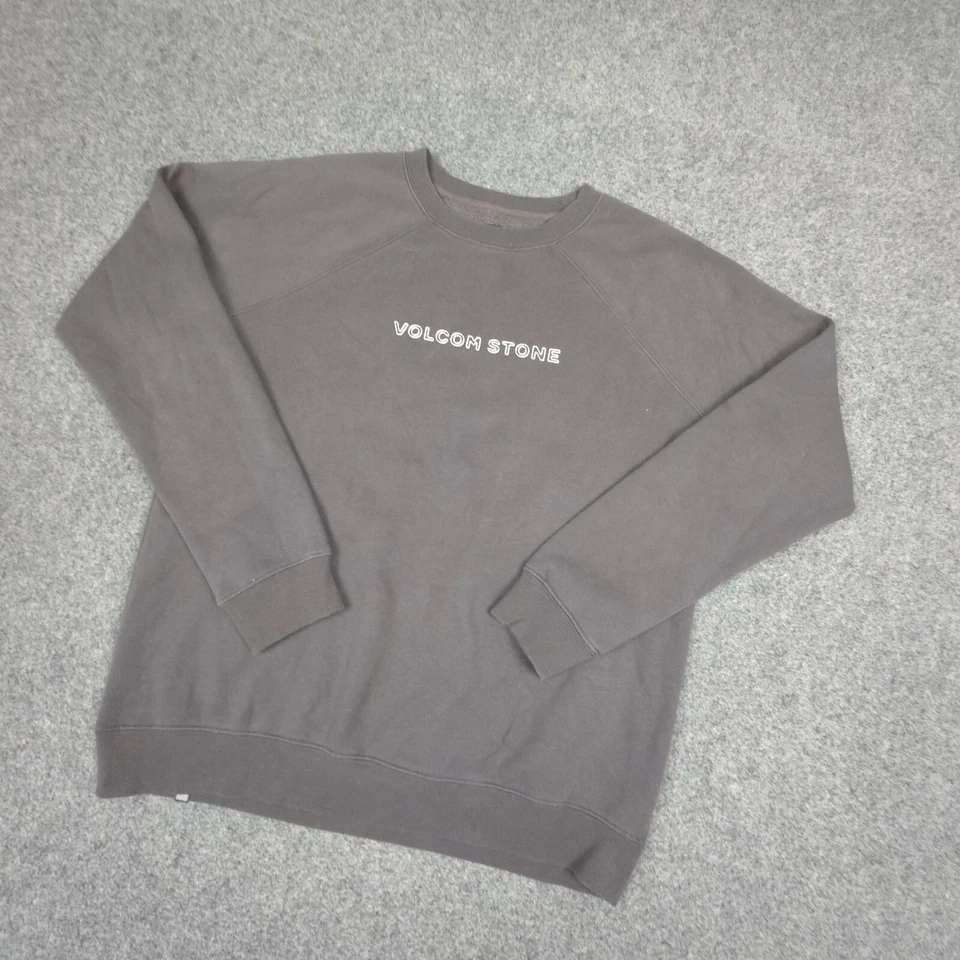 Volcom Jumper Womens MEDIUM black winter long sleeve crew neck Size M - Image 4 of 4