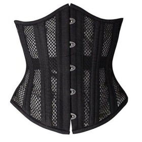 Women's Short Torso Steel Boned Corset Heavy Duty Waist Training Underbust Corse