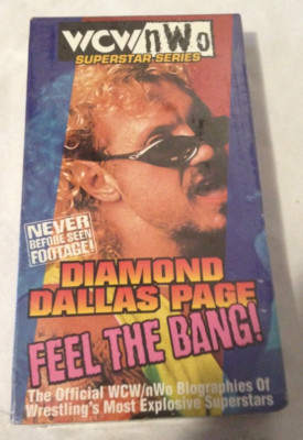 WCW/nWo-SUPERSTAR SERIES-(VHW-1998)DIAMOND DALLAS PAGE FEEL THE BANG !NEW-RARE!