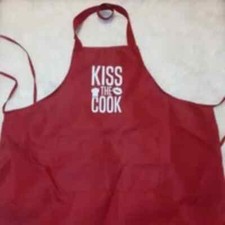 Apron Custom Design personalized add a Name One size Burgundy New Fast Shipping