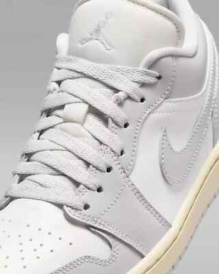 Nike Air Jordan 1 Low Sail Neutral Grey DC0774-103 Women's Size | eBay