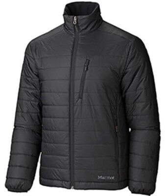 MARMOT MONTERO MEN'S BLACK PRIMALOFT INSULATED PACKABLE JACKET SIZE XXL NEW!