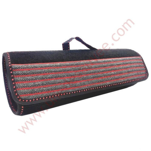 Sac de coffre de voiture pour voyage et rangement Monaco gris et rouge