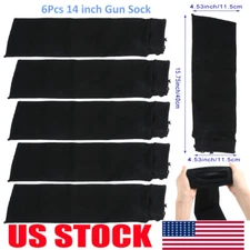 6Pcs 14 inch Silicone Gun Socks Treated Sleeve Shooting Cover for Gun Rifles USA