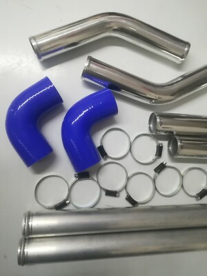 Kit Tubazioni Intercooler Universale 51 Mm – Tubi In Alluminio E Silicone Per Turbo, 20 Pezzi