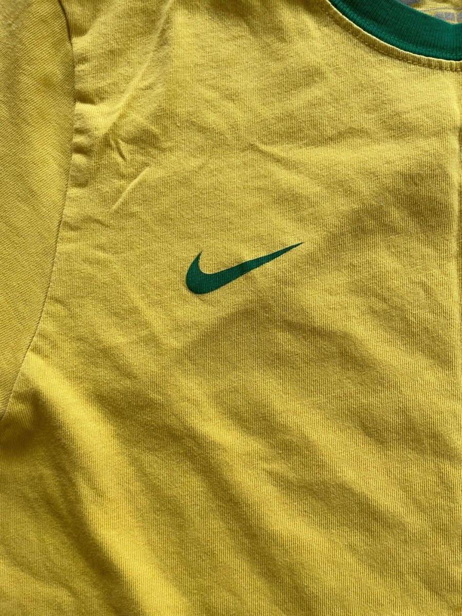 NIKE Brazilian Football Confederation CBF Yellow Soccer Jersey