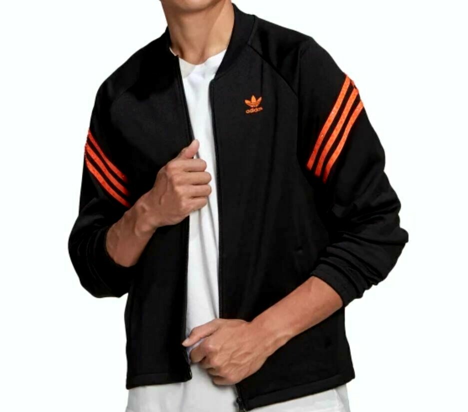 NEW MEN'S ADIDAS ORIGINALS SWAROVSKI TREFOIL TRACK JACKET NEW MEN'S ADIDAS ORIGINALS SWAROVSKI TREFOIL TRACK JACKET
