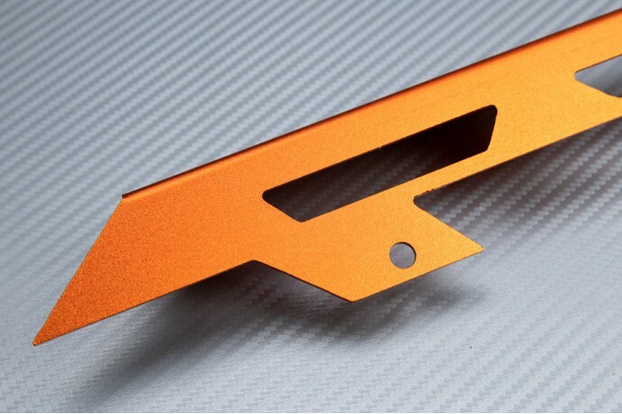 Cache chaîne orange KTM RC contre graisse et salissures - 2