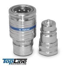 TL39 1/2" NPT Thread 1/2" Ag Push/Pull Hydraulic Quick Connect Coupler Poppet