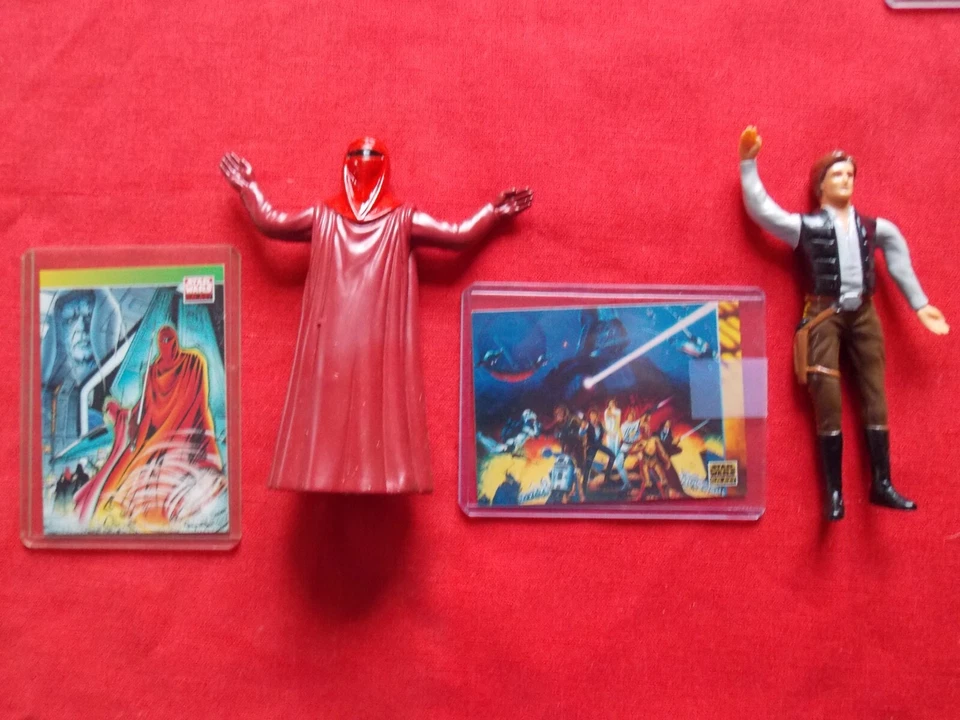 Figuras de metal fundido a presión con tarjetas coleccionables Star Wars Bend Ems & Action Masters Foto 3 de 4