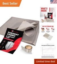 Lightweight Faraday Fabric  Tape Kit for 5G, EMP  EMF Shielding Solutions