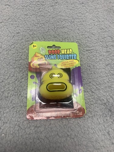 Poop Head Slime Squirter Special Poop Slime Formula Included New Factory Sealed