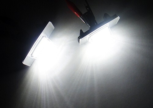 2x White 6000K LED License Plate Light For Mazda MX-5 NB Miata MPV Tribute Ford Escape