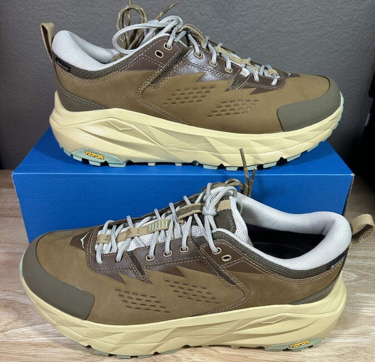 Hoka One One Men Kaha Low GTX TP Wheat Mushroom 1150913-WSH Hoka One One Men Kaha Low GTX TP Wheat Mushroom 1150913-WSH
