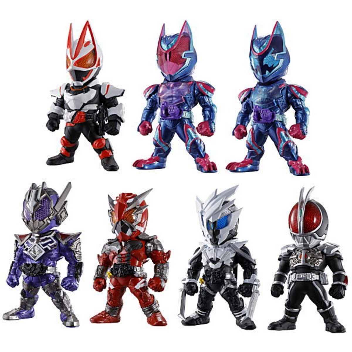 CONVERGE KAMEN RIDER 25 BANDAI Collection Toy 7 Types Full