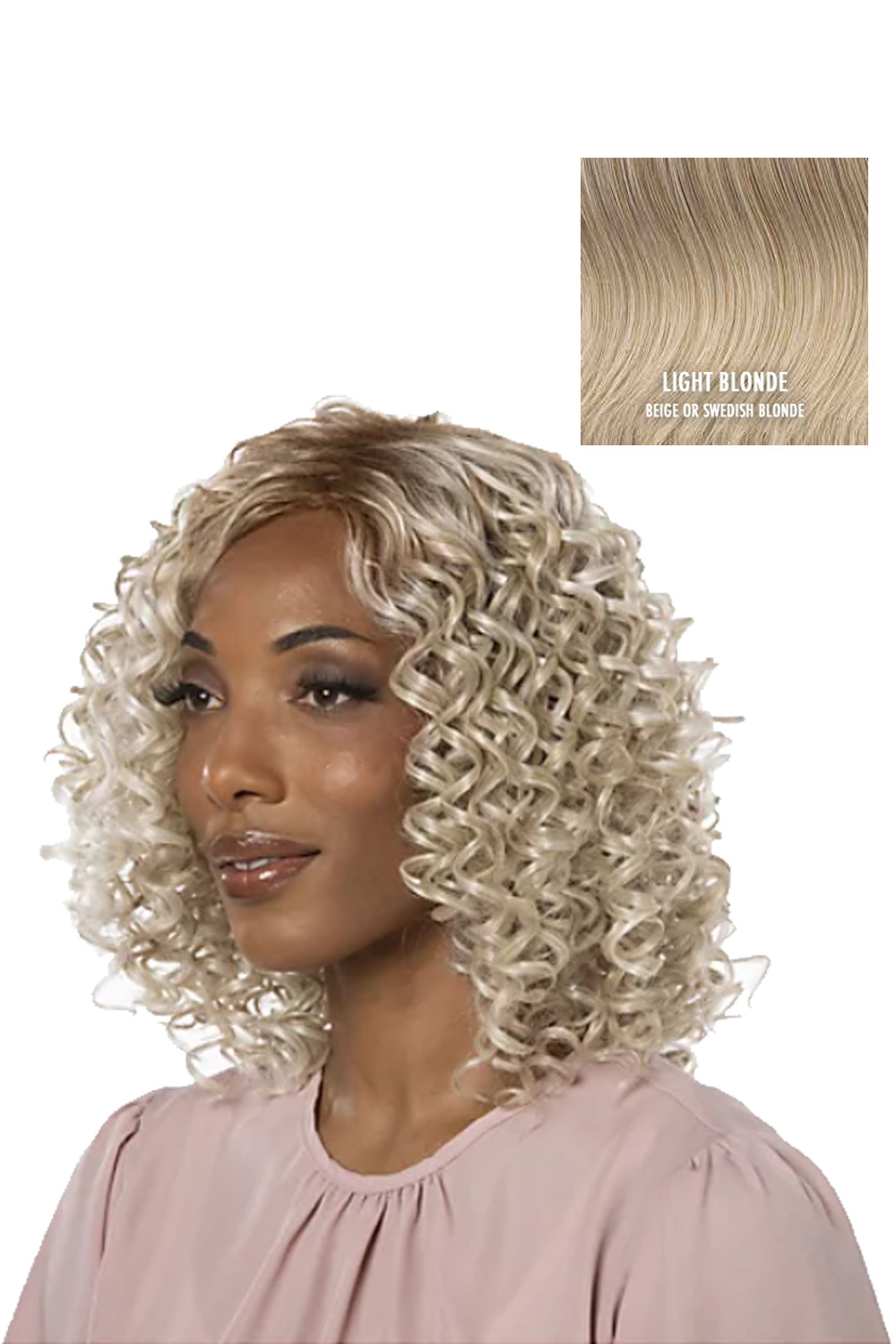 Синтетический парик Toni Brattin с текстурированными локонами, поддающийся термической обработке, светло-коричневый Плюс