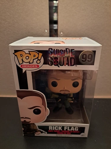 Funko Pop! Vinyl: DC Universe Suicide Squad Rick Flag #99 W Pop Protector