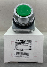 NEW SIEMENS 52PM8A3K PUSH BUTTON FLUSH CAP GREEN 1NC NEMA 4/12 FREE SHIPPING