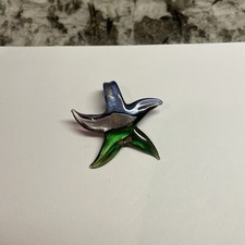 Starfish Costume Pendant / Charm Blown Art Glass