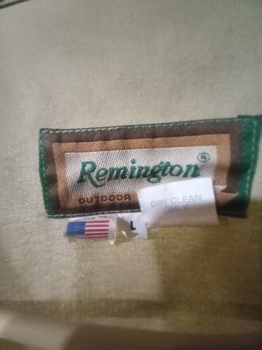 VINTAGE REMINGTON CORDURA NYLON HUNTING VEST SZ LARGE, SWEDE LEATHER RECOIL PADS - Picture 2 of 5