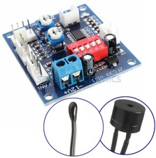 12V PWM PC CPU Fan Temperature Control Speed Controller Module High-Temp Alarm S