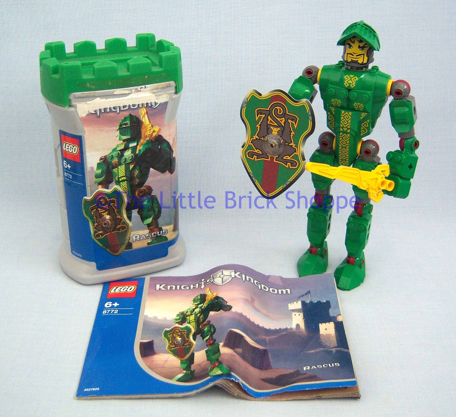 LEGO 8772 RASCUS Knights Kingdom II - Boxed and complete with instructions