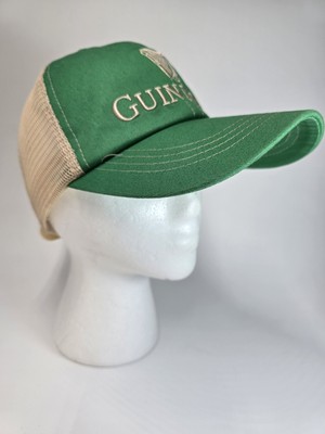 Guinness Beer Mesh Trucker Snapback Hat Cap Irish Green Ivory Pub Bar Drink Ice