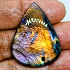 53 Cts Natural Labradorite Cabochon Gemstone For Jewelry 35.7x28x7 MM