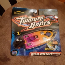 NEW 2002 THUNDER BOATS WILD WATER WIND UP TOY Sealed Lanard Toys "RARE"