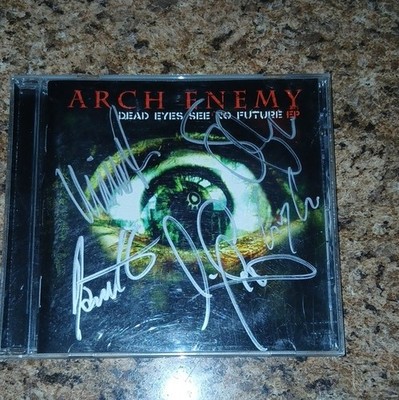Arch Enemy Dead Eyes See No Future EP Signed CD & Booklet Music Autograph