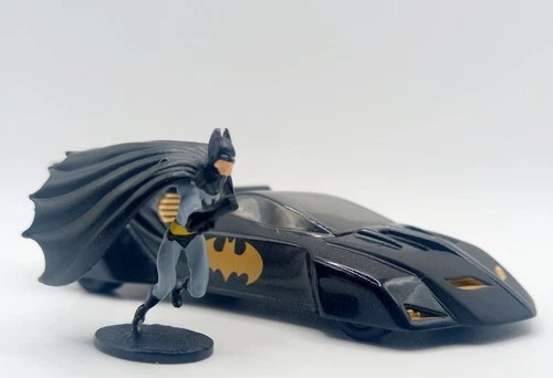 Rare Vintage Corgi Batman Batmobile Diecast Metal Vehicle Car + Figure MINT