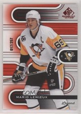 2022-23 Upper Deck SP Game Used Legends Red /257 Mario Lemieux #122 HOF 1u2t