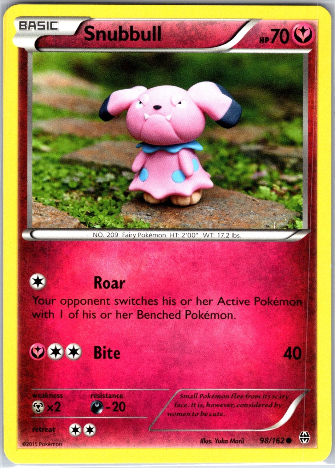 Snubbull 98/162 Common Regular Card XY - BREAKthrough Pokemon TCG LP