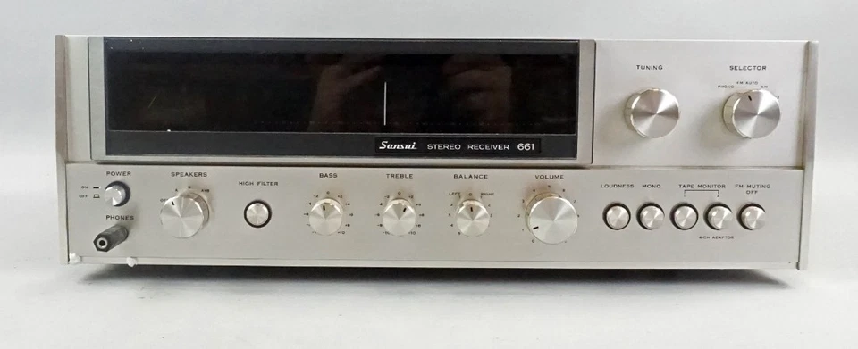 Sansui 661 vintage Stereo hifi Receiver Top-Zustand. - Bild 3 von 4